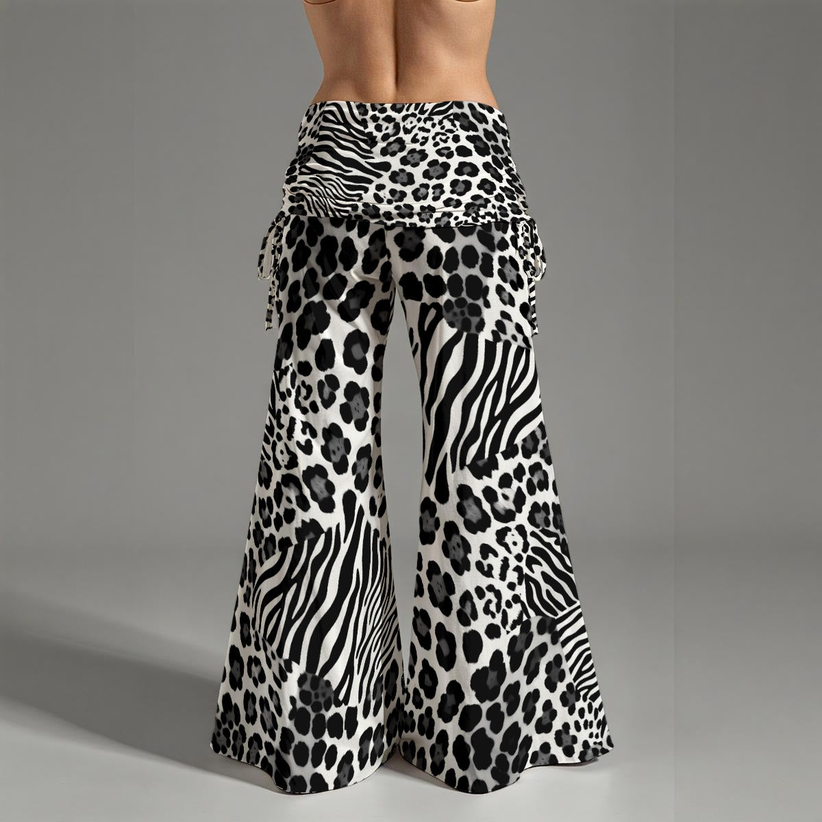 Animal Wooktress Women's High Waist Wide Leg Pants