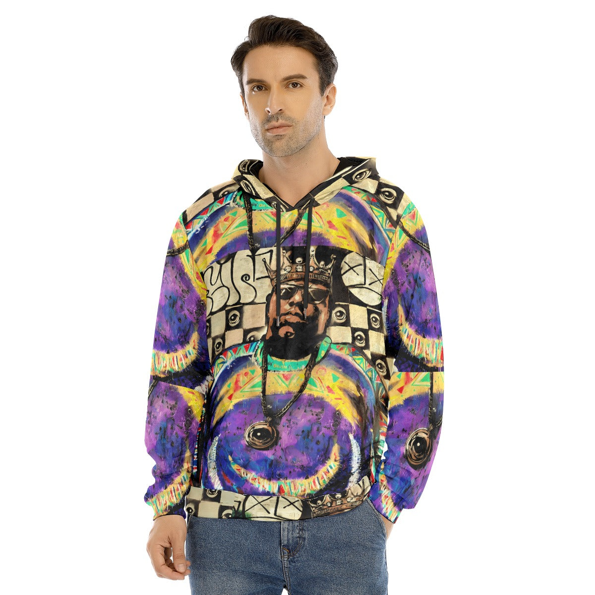 Biggie Smallz Wook  Crushed Velvet hoodie