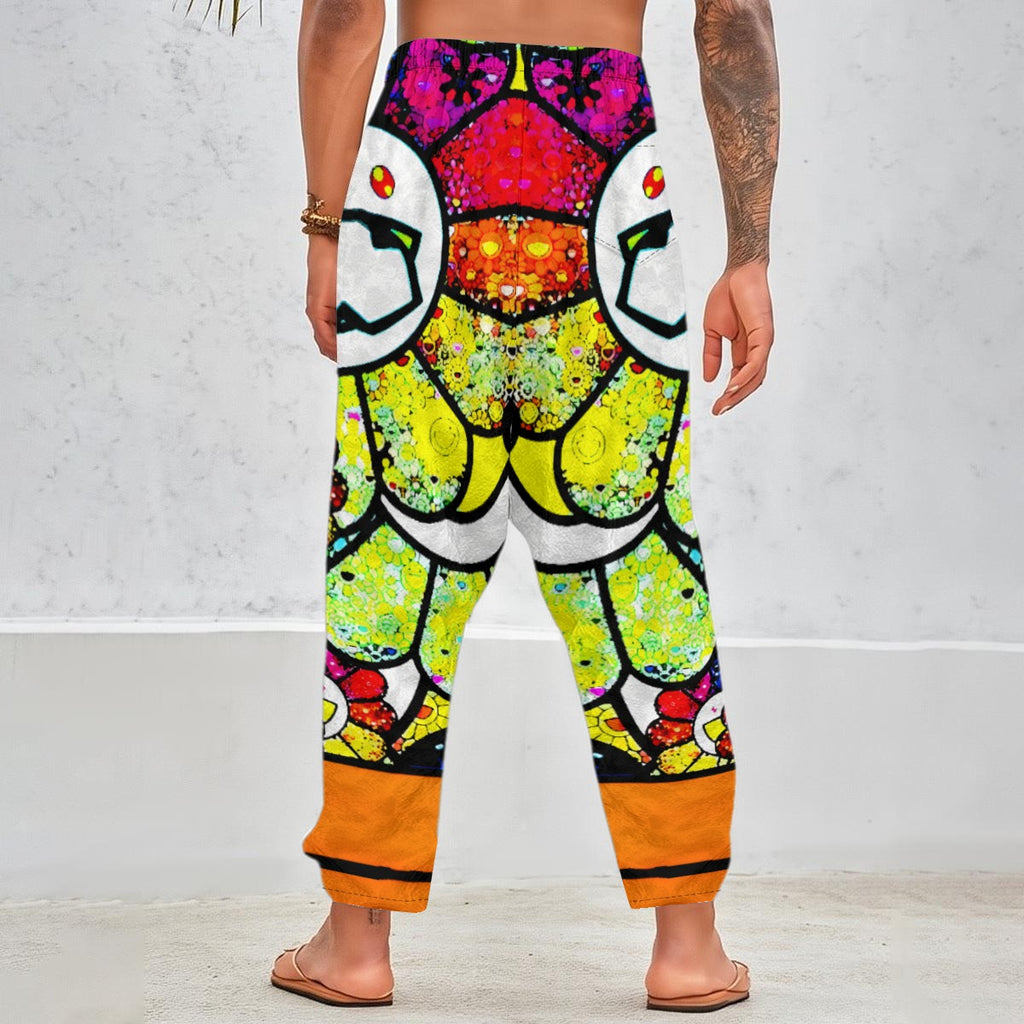 SNoop Wook Crushed Velvet Harem Pants