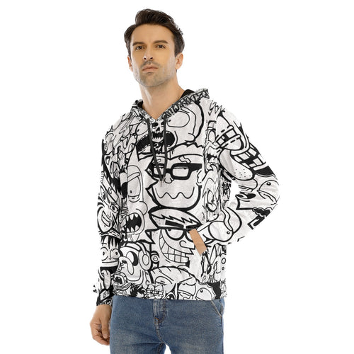 Cartoon Velvet Hoodie