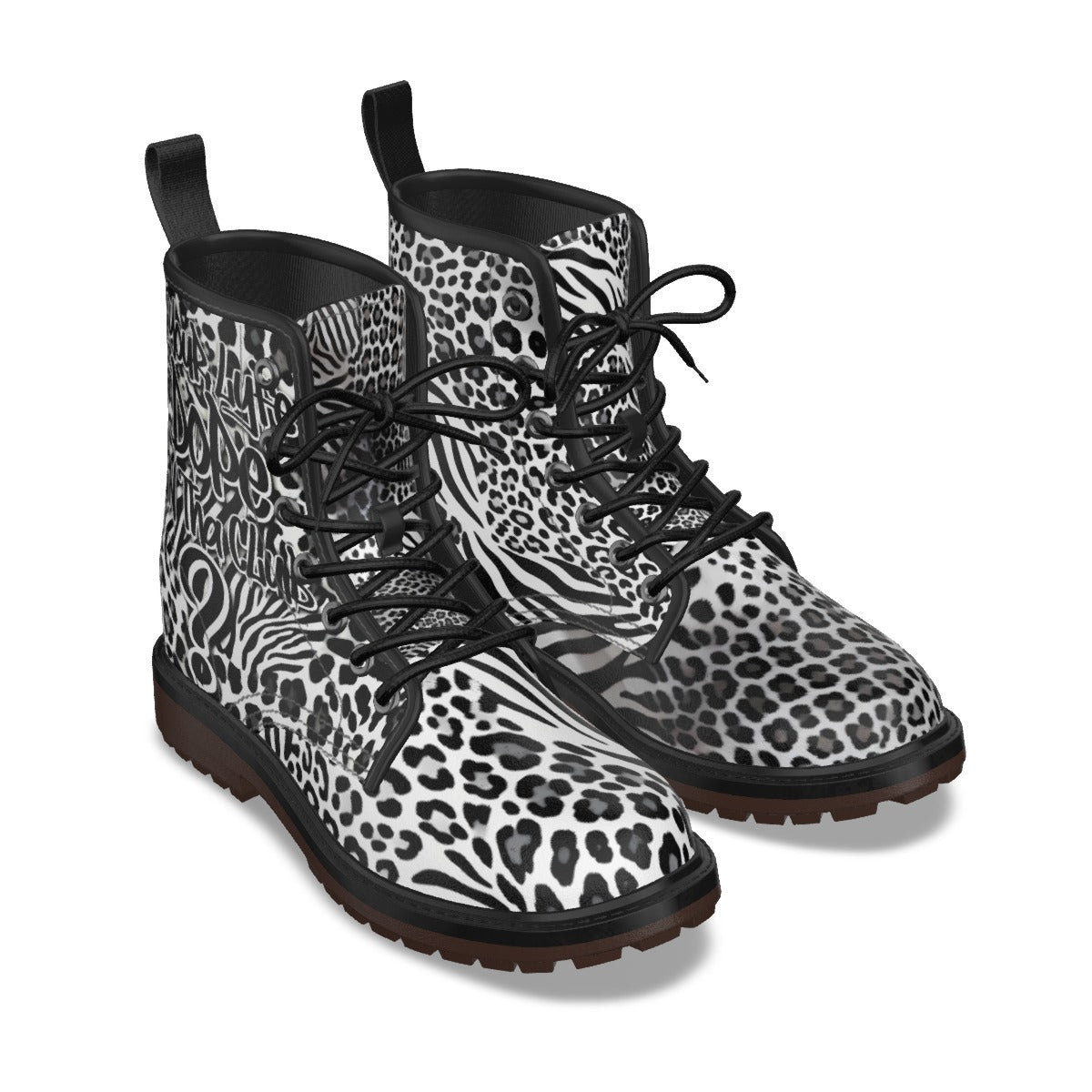 Lyfeizdopeclub Women's Martin Short Boots