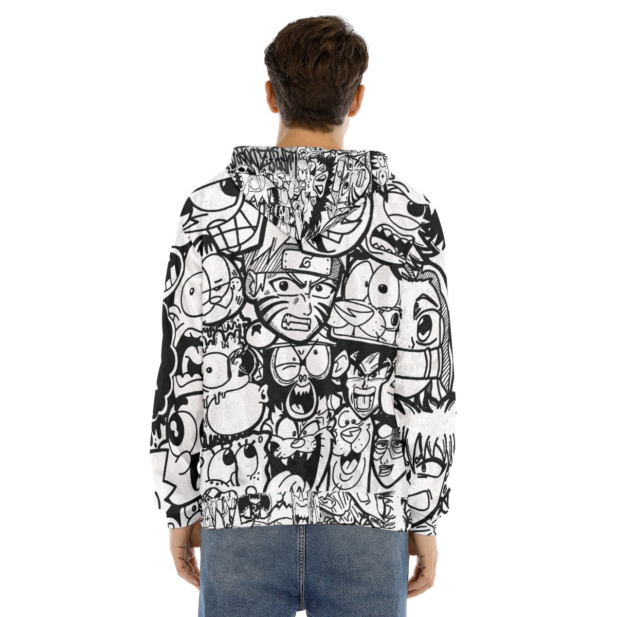 Cartoon Velvet Hoodie