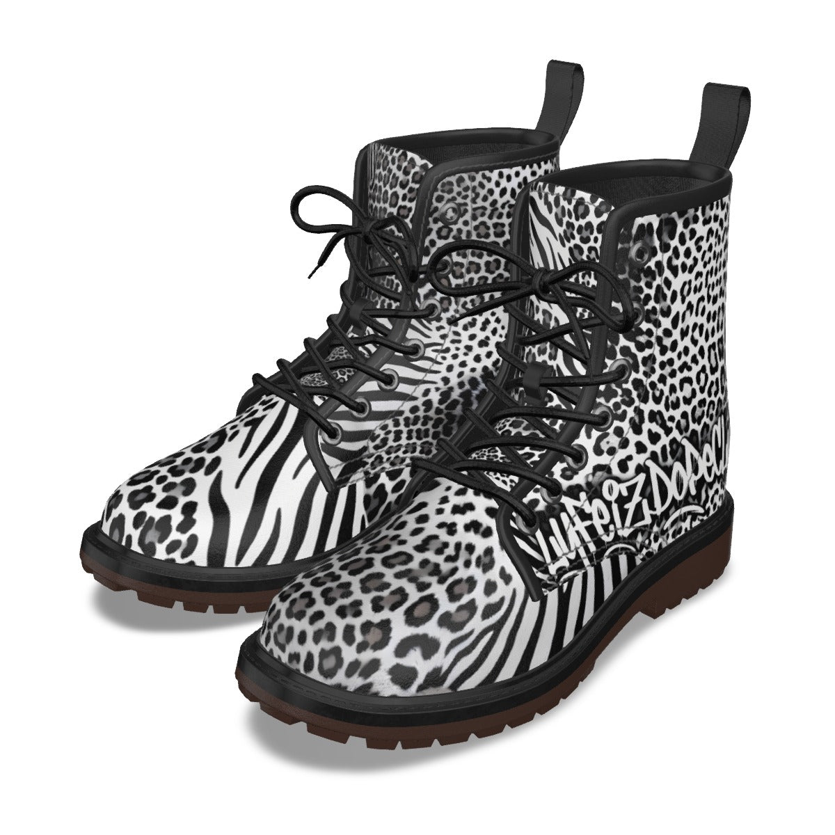 Lyfeizdopeclub Women's Martin Short Boots