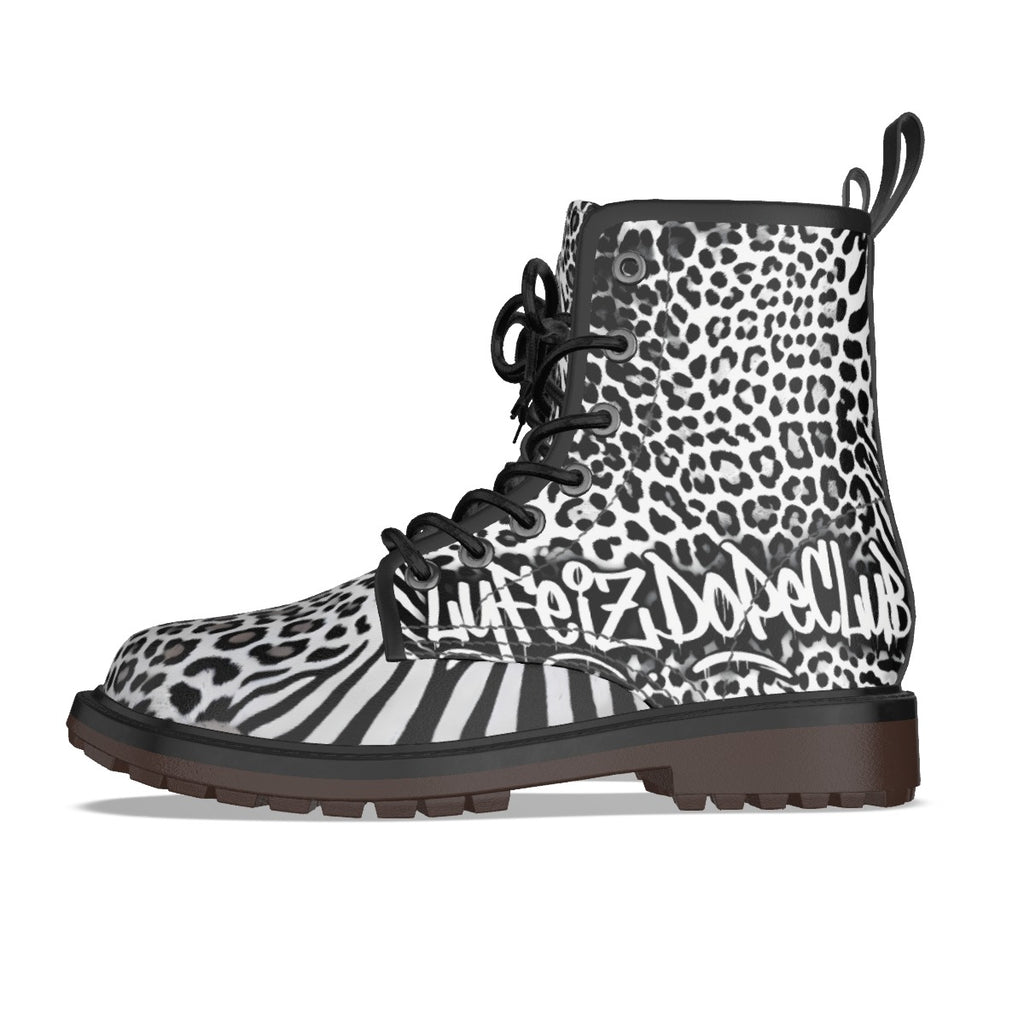 Lyfeizdopeclub Women's Martin Short Boots