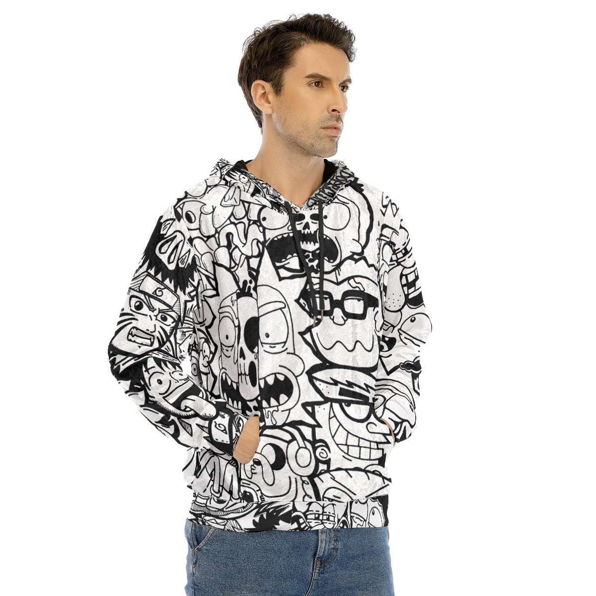 Cartoon Velvet Hoodie