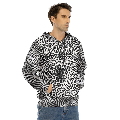 All-Over Print Men's Pullover Hoodie | Velvet