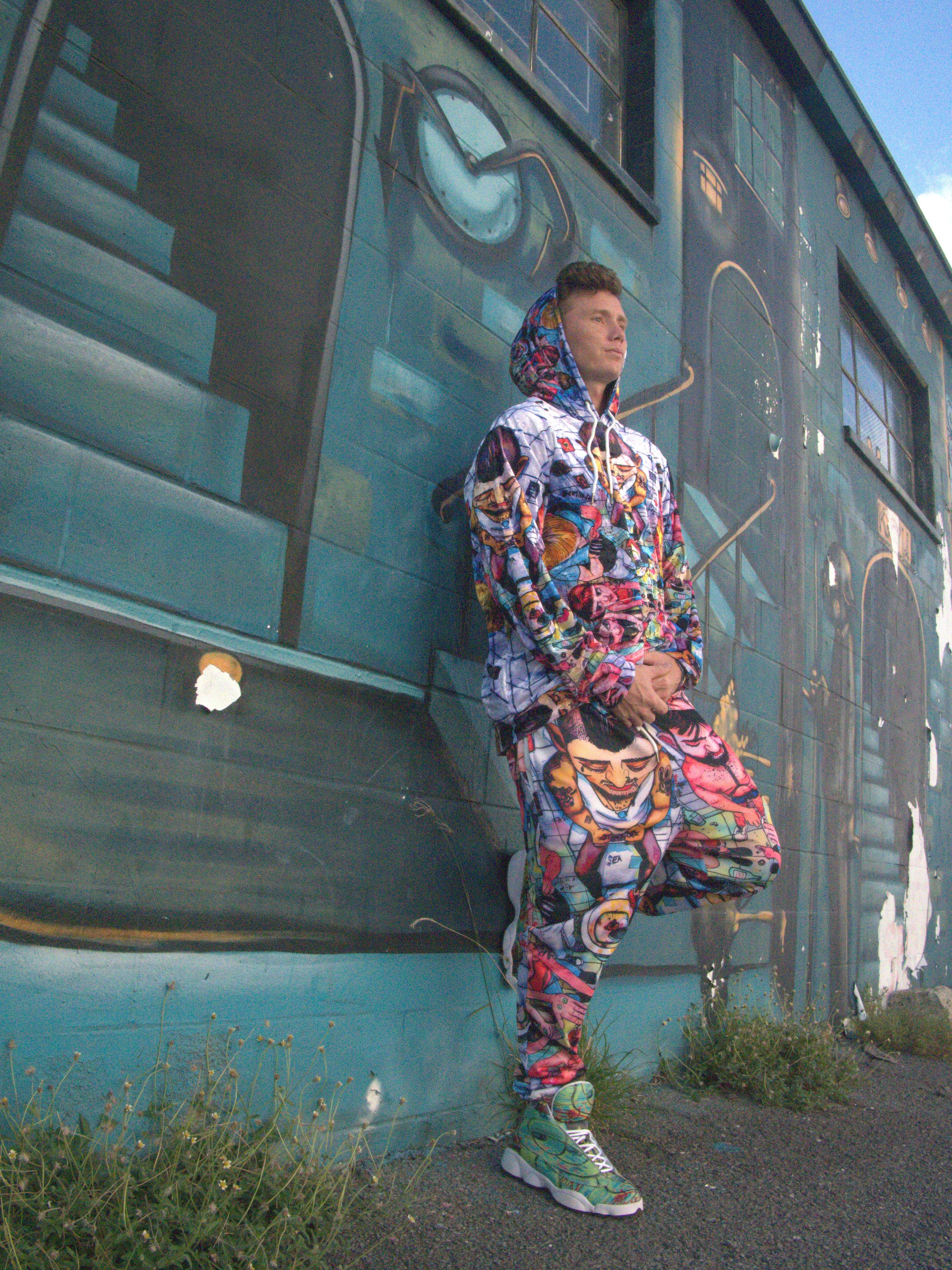 Crushed Velvet Wookz Doin Drugz Hoodie